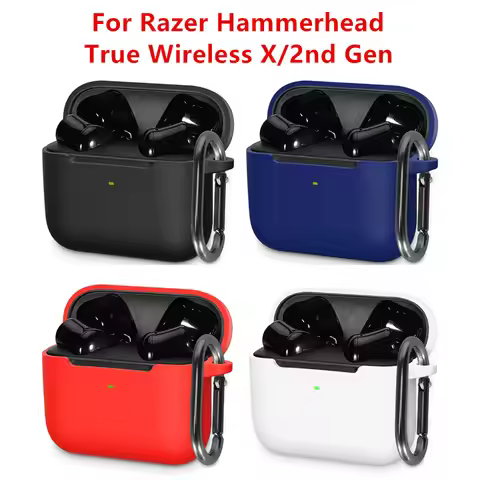 Case Compatible For Razer-Hammerhead True Wireless X/2nd Gen Earphone Bluetooth Headset Silicone Imp