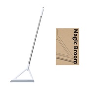 Multifunctional magic broom non-stick toilet bathroom floor sweeper wiper dust-free scraper broom ma