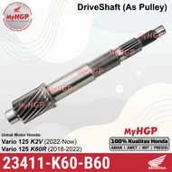 23411K60B60 Shaft Drive 17T Vario 125 LED 4 Valves K2V 23411-K60-B60