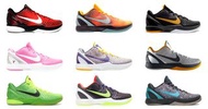 Nike Kobe 6 各色籃球鞋