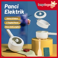 Panci Listrik Serbaguna Fry Pan 1.8L / Kompor Listrik Multifungsi Electric Cooking Anti Lengket