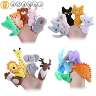 ADAMES Mini Animal Hand Puppet, Safety Dinosaur Hand Finger Puppet, Educational Toy Educational Toy Giraffe Montessori Doll Finger Puppet Toy Set Preschool