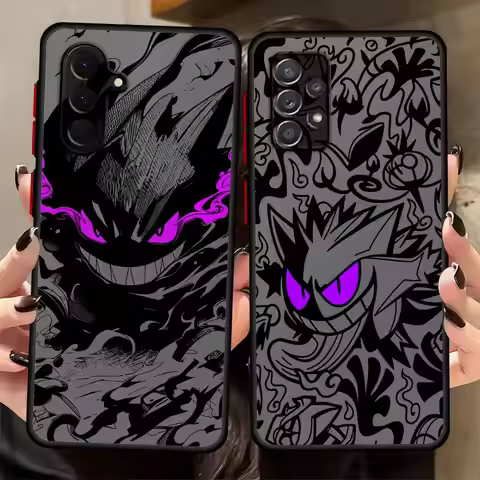 Pokemon Gengar Case for Samsung Galaxy A17 A52 A35 A56 A55 A34 A36 A52S A72 A53 A14 A23 A73 A33 A16 