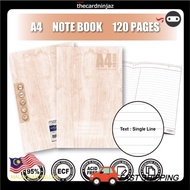 TCNGV EDU Paper Softcover Notebook A4 Exercise Book Buku Nota Tulis 80gsm