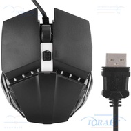 CRAFTMX Wired Gaming Mouse, Ergonomic Design 4 Buttons Optical Gaming Mouse, Comfortable  4D Design 