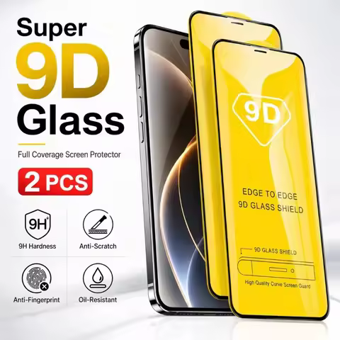 9D Full Cover Screen Protector For Poco X8 Pro Max F8 F7 F6 F5 F3 M7 M6 X7 X6 X4 X3 Pro C65 C71 C75 