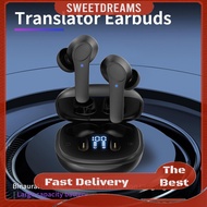 144 Languages Real Time Translator Earbuds Wireless BT Voice Translator