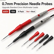 CLEIGHTEEN8H 2pcs Multimeter Probes, 600V 10A Rating 0.7mm/2mm Diameter Circuit Testing Probes, Prof