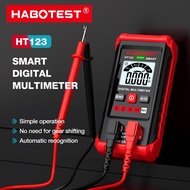 【Local Stock】HABOTEST HT123 Smart Digital Multimeter Color Screen AC/DC Ammeter Voltage Tester Recha