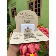 QR CODE LASER ENGRAVING WOOD CLASSIC
