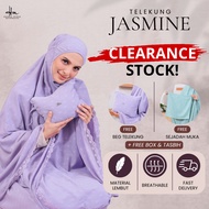 Hanna Mirae Telekung JASMINE Cotton Jacquard Exclusive Lembut Sejuk Selesa Travel Hadiah Hantaran