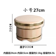 ถังไม้ใส่ข้าวปั้นญี่ปุ่น Japanese Wooden Sushi Riceถังข้าวซูชิ ใหญ่ 13ลิตร ถังข้าวซูชิ ญี่ปุ่น ถังพั