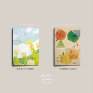 蒲公英小丘 / 色彩拼貼板 | 2022狐吉小狐狸手帳