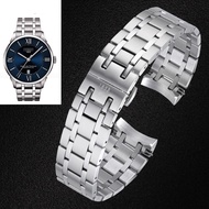 อุปกรณ์เสริมสำหรับนาฬิกา Tissot T099 1853สายรัดนาฬิกาข้อมือนาฬิกาอุปกรณ์สายนาฬิกาโลหะ21มม. พร้อมโลโก