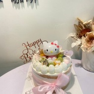 hellow kitty 公仔裸蛋糕 公仔蛋糕 芋頭布丁蛋糕 客製化 鑠甜點