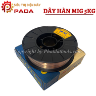 Cuộn dây hàn Mig 5kg dùng khí GM-70S Kim Tín-Đường kính 0.8mm