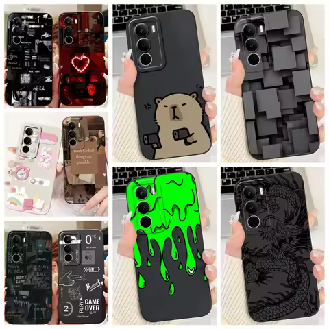 Soft Silicone Phone Case For Realme C71 4G Realme RMX5303 Back Cover Funny Pattern Aesthetic Moon Ni