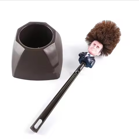 Emmanuel Macron WC Toilette France President Toilet Brush Make The Toilet Great Again LB88 Bathroom 