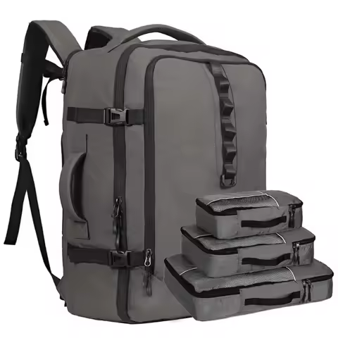 New Large-capacity Business 44L Backpack Men's Multifunctional Expandable Travel Backpack Computer B