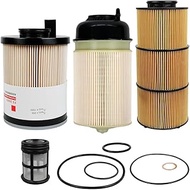 PF9908 Fuel Filter LF17800 Oil Filter FS20083 Fuel Water Separator Filter Compatible with DD13 DD15 