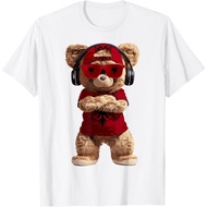 Albania Flag Souvenirs Bear Outfit Products Albanian T-Shirt