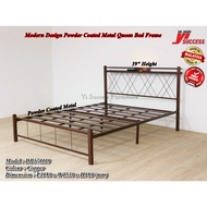Yi Success Century Super Bed Base Powder Coated Metal Queen Bed Frame / Quality Double Bed / Katil Q