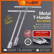 Metal T Handle Socket Wrench Socket Box Chrome Vanadium Car Repair CR-V Spanar Hex Nut 8mm / 10mm / 