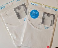 童裝UNIQLO AIRism有袖/背心 底衫 S成水size 120cm