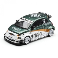 Mini GT MGT01216-R 1216 1/64 Abarth 595 LB-WORKS Tyson Yoshi TY Edition RHD Diecast Scale Model Car