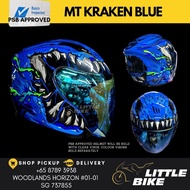 PSB APPROVED ✔️ MT helmets avenue kraken blue open face motorcycle helmet
