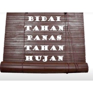 Outdoor bamboo / wooden blind (W) x (H) #bidai kayu #bidai blind buluh