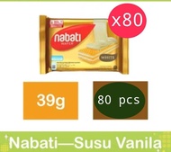 1 dus nabati isi 80 pcs nabati wafer 39gr wafer best seller