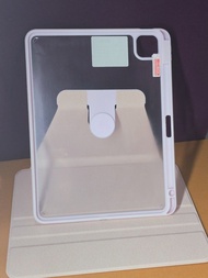 放全新 iPad Air 4 / Air 5 保護套 (櫻花粉) 360度旋轉/有筆槽