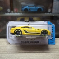 Hot Wheels Ferrari 599 GTB Fiorano Yellow - Loose