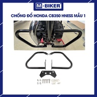 Anti-dumping frame CB350 model 1 anti-dumping frame protects Honda CB350 body, Matte Black, MBiker m