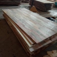 rubber wood 4x2.5ft /2.5x2.5ft table top meja makan