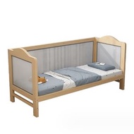 全城熱賣 - 兒童帶護欄實木床【裸床加床墊】【三面護欄180*60護欄60高度45】 #H090047049