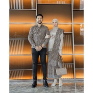 KEMEJA Albatik - MIKA SABRINA COUPLE SET (shirt, skirt free shawl and women's kebaya)