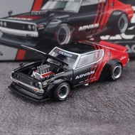 Tuoyi POPRACE 1: 64 Nissan Skyline GTR V8 Advan Coating Alloy Car Model