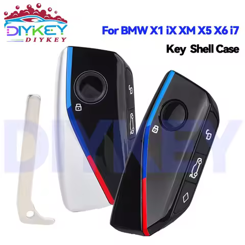 For BMW i7 X7 G07 LCI iX I20 X1 U11 7 Series G70 G09 XM U06 G81 M3 2023 2024 4 Buttons Remote Key Ca