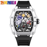 SKMEI 3ATM hollow fashion watch with luminous men's mechanical watch