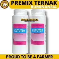 KUTUTOX POWDER 100 GRAM MEDION - Powder for Itchy Fleas, Fungus, Dogs, Cats, Sheep, Cows