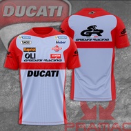 Ducati Gresini Fashion Full Racing Print Shirt 3D Summer new T-shirt