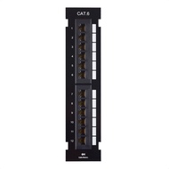 Cable Matters UL Listed Mini 12-Port Vertical Patch Panel with 89D Bracket