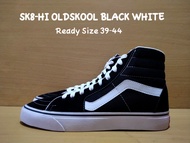 SEPATU PRIA VANS SK8-HI OLDSKOOL BLACK WHITE CASUAL SNEAKERS MURAH SK8 OLDSKOOL HITAM PUTIH HIGH
