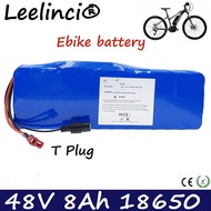 Leelinci 48V Lithium Battery Pack 18650 Electric Vehicle Battery Built-in 15a BMS For 350W 500W Ebik