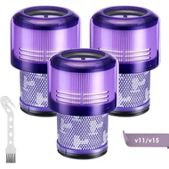 3 Pack V11 Vacuum Filters Replacement for Dyson V11 Cordless Vacuum, V11 Animal V11 Torque Drive V11