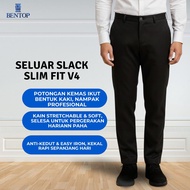 BENTOP Slack Lelaki Slim Fit V4-Seluar Slack Slim Fit