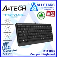 A4Tech FSTYLER FK11 USB Compact Keyboard (Warranty 6mths)