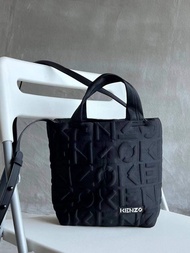kenzo 22 spring and summer new ladies shoulder diagonal bag space cotton three-dimensional embossed letter LOGO